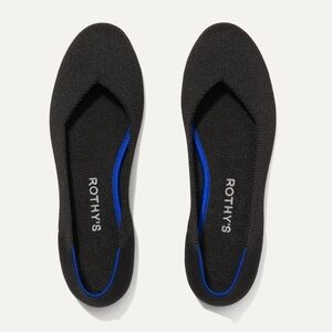 Rothy's Black and Blue Flats